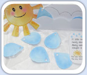 10 little raindrops waiting to be caught ..http://www.silkysteps.com/pages-activities/rhyme-poster-sheets/rain-nursery-rhyme-10-little-raindrops-sitting-in-a-cloud-number-song-preschool-counting-kindergarten-maths-activity.html