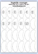 Numbered sausages waiting to sizzle ..