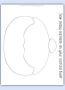 currant bun outline template