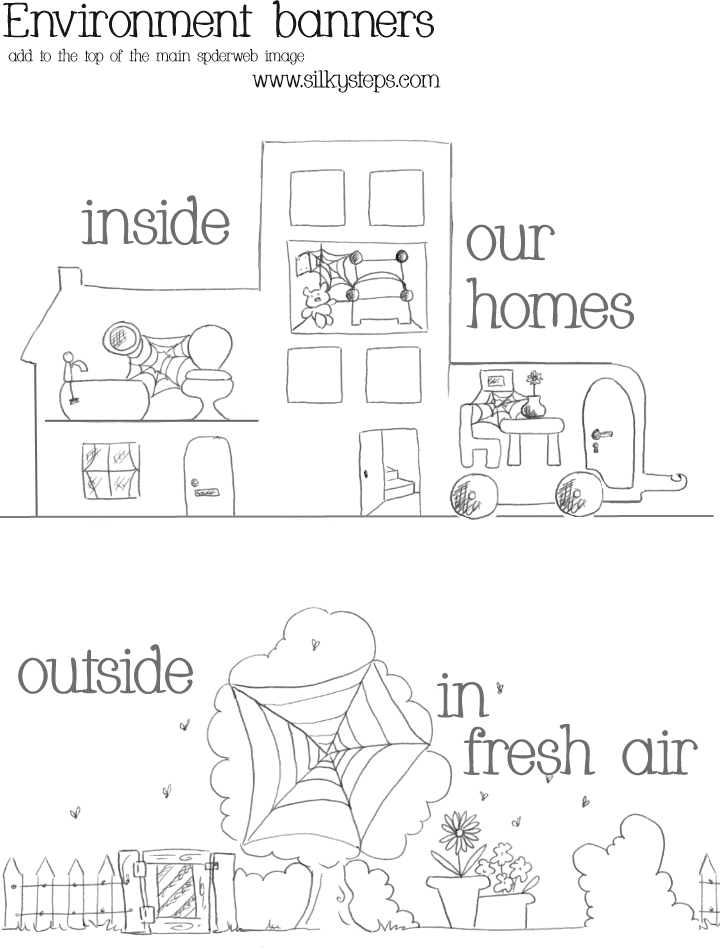 inside outside spider cobweb image toppers