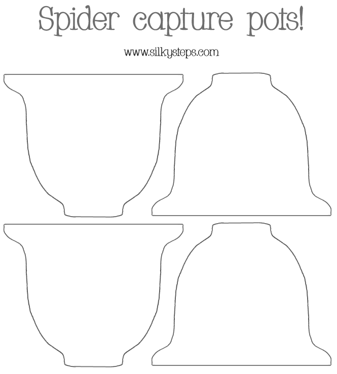 Capturing pots for hairy spider rhyme