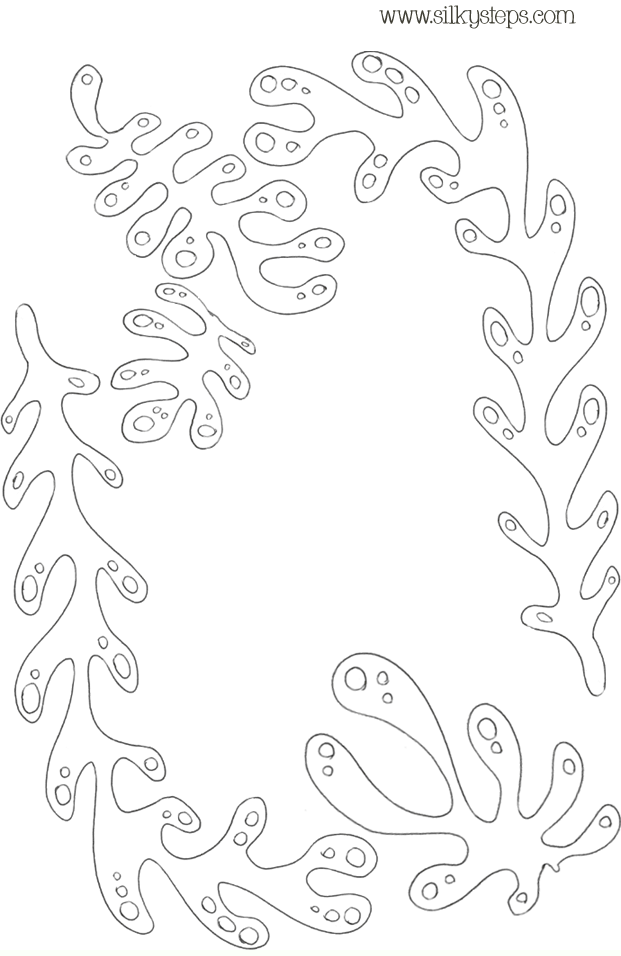 Outline seaweed picture - markmaking or preschool number rhyme activities