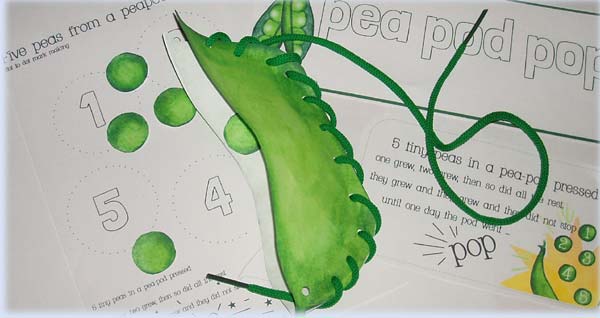 Pea counting and pod threading