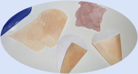 Assemble the icecream cone template