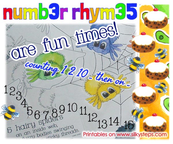 Number Rhymes And Counting Song Lyrics Original And Traditional