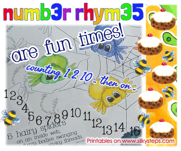 number rhymes are fun times counting one to ten - preschoolers nursery and kindergarten counting songs