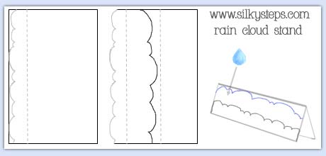 Make a rain cloud stand