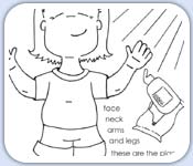Suncream safety nursery preschool rhyme