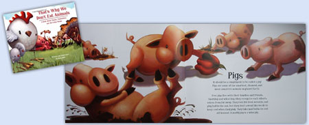 Book for vegan, vegeatrian ethic awareness