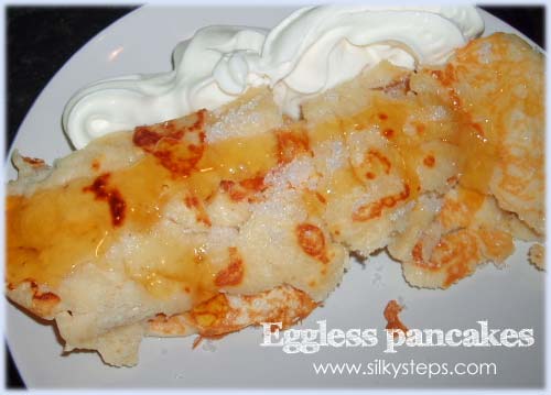Eggless pancake recipe - creative preschool cookery