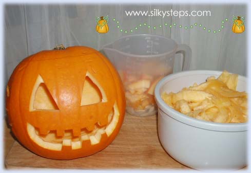 Empty and carve your pumpkin