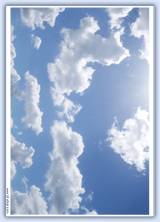 blue sky printable