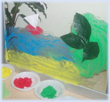 Move, spread and colour fill on surfaces