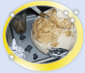 Salt dough termite hill moulding project for role play