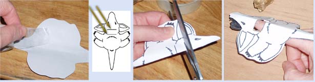 Make the aardvark finger puppet