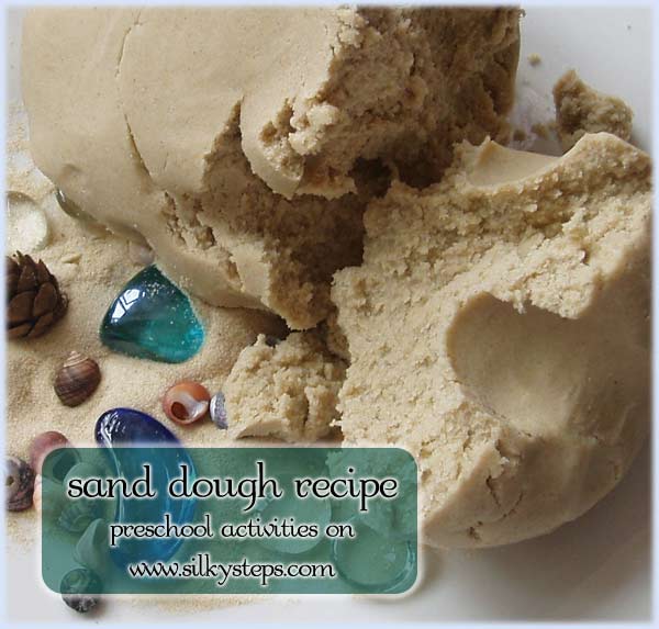 sand dough recipe for preschool play