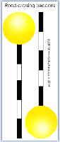 Road crossing beacons