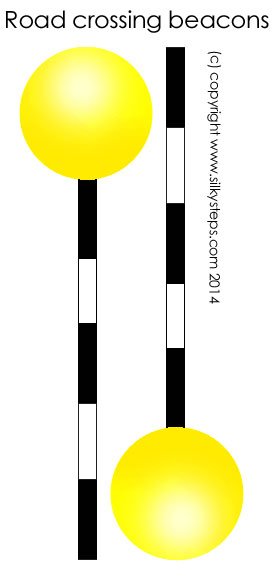 Road safety beacons - crossing the road safely