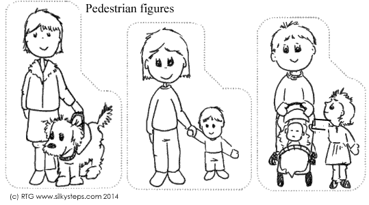 Road safety pedestrian pictures