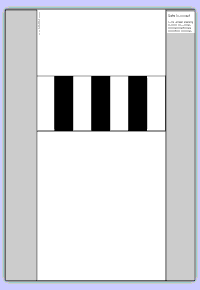 Safe to cross road section 1