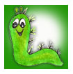 go - green - traffic light caterpillar