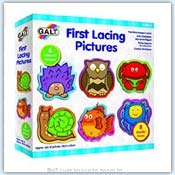 preschool lacing picture cards