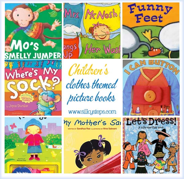 Clothes themed picture story books for preschool and nursery children