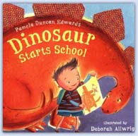 Dinosaur starts school