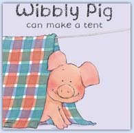 Wibbly pig can make a tent ..