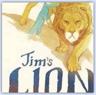 Jim's Lion - hospital anasthetic, slepp and alleviating worries children's story book