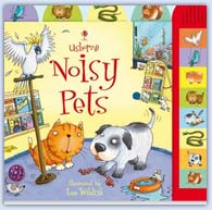 Interactive button pressing books - noisy pets