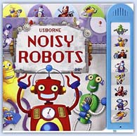 Noisy robots - interactive ICT button press book