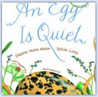An egg is quiet