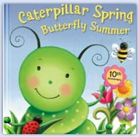 Spring caterpillar Summer butterfly