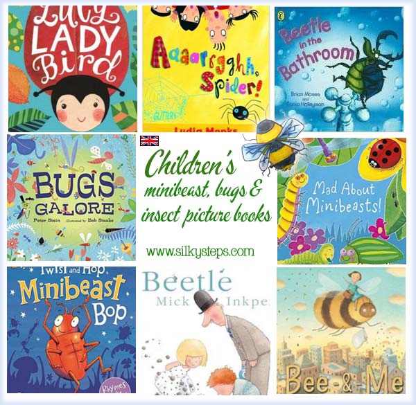 Minibeast bug and insect picture book collection