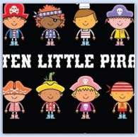 10 little pirates counting picture book