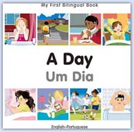 A day - bilingual language books for preschool nursery