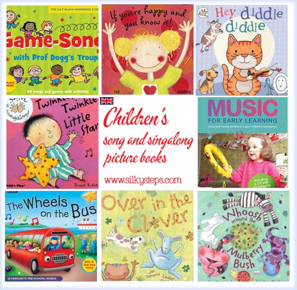 Songs and rhyme themed storybooks for preschool and nursery