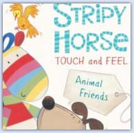 Stripy horse - touch and feel sensory book