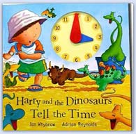 Harry and the Dinosaurs tell the time