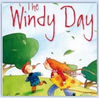 The windy day childrens preschool picture book