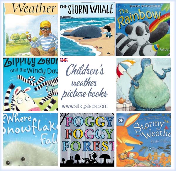 Weather themed preschool nursery picture books