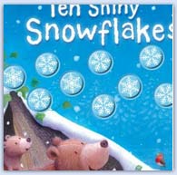 10 shiny snowflakes - winter christmas weather picture book