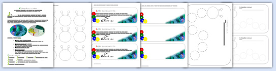 Caterpillar threading - heads, request slips, activity cards