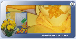Daffodil yellow - sewing, dough and sorting