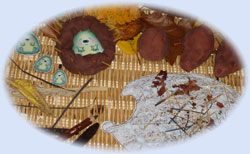 Hedgehog play dough and preschool collage activities