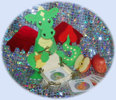 Snack dragon fruit outlines and paper crafted character lead ..